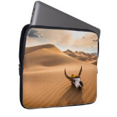 Wüsten | Kuhschädel - Sanddünen Laptopschutzhülle (Vorne Rechts)