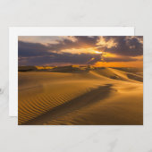 Wüsten | Landschaft der Sanddünen Dankeskarte (Vorne/Hinten)