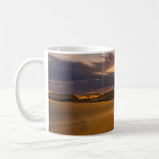 Wüsten | Landschaft der Sanddünen Kaffeetasse (Links)