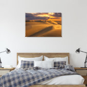 Wüsten | Landschaft der Sanddünen Leinwanddruck (Insitu (Schlafzimmer))