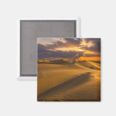 Wüsten | Landschaft der Sanddünen Magnet (Vorderseite/Rückseite)