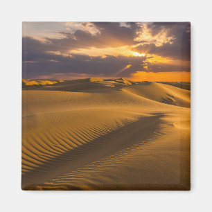 Wüsten Landschaft der Sanddünen Magnet