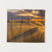 Wüsten | Landschaft der Sanddünen Wandteppich (Vorderseite (Horizontal))