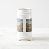 Wüsten-Landschaft Stein Bierglas (Mittel)