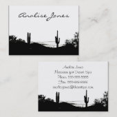 Wüsten-Landschaft Visitenkarte (Vorne/Hinten)