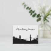 Wüsten-Landschaft Visitenkarte (Stehend Vorderseite)
