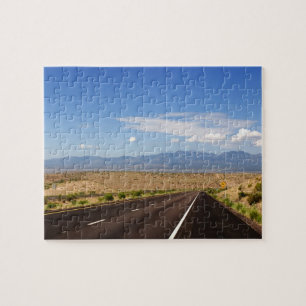 Wüsten-Landstraßen-Puzzlespiel Puzzle