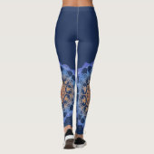 Wüsten-Mandala durch Megaflora Entwurf Leggings (Rückseite)
