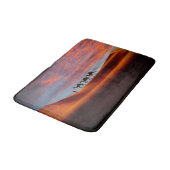 Wüsten | Mann und Kamele in den Sanddünen Badematte (Schrägansicht)