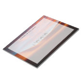 Wüsten | Mann und Kamele in den Sanddünen Notizblock (angewinkelt)