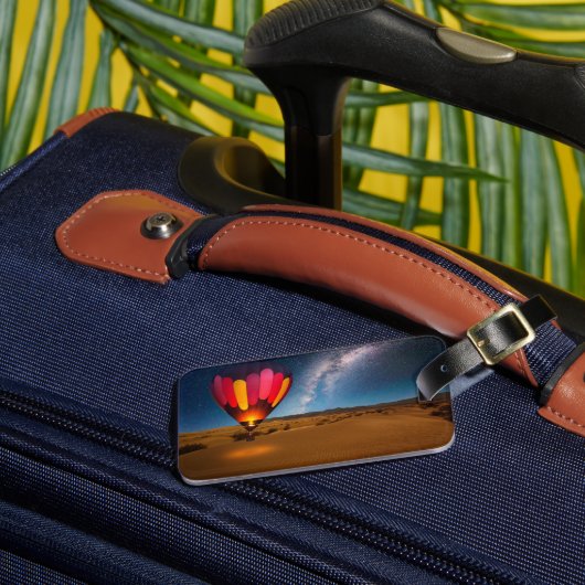 Wüsten | Mesziemlich Dunes Death Valley Gepäckanhänger (Vorderseite Insitu 3)