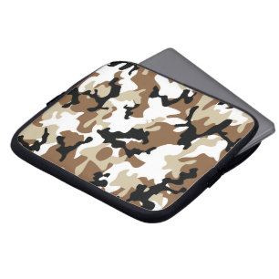 Wüsten-Militär-Camouflage Laptopschutzhülle