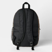 Wüsten-Militär-Tarnmuster  Bedruckter Rucksack (Rückseite)