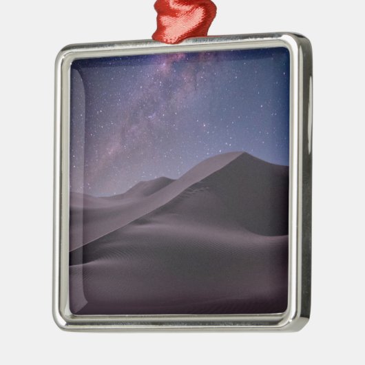 Wüsten | Milky Way Starry Sky Sand Dune Dubai Ornament Aus Metall (Links)