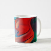 Wüsten-Mirage-Wellen Kaffeetasse (VorderseiteRechts)