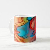 Wüsten-Mirage-Wellen Kaffeetasse (Vorderseite Links)