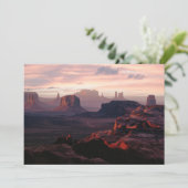 Wüsten | Monument Valley Utah-Ariziona Dankeskarte (Stehend Vorderseite)
