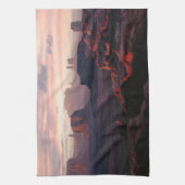 Wüsten | Monument Valley Utah-Ariziona Geschirrtuch (Vertikal)