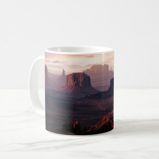 Wüsten | Monument Valley Utah-Ariziona Kaffeetasse (Vorderseite Links)