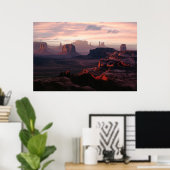 Wüsten | Monument Valley Utah-Ariziona Poster (Heimbüro)