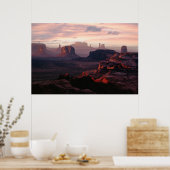 Wüsten | Monument Valley Utah-Ariziona Poster (Küche)