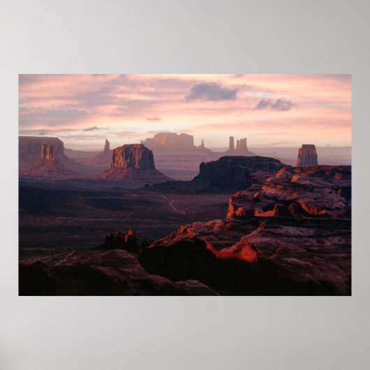 Wüsten | Monument Valley Utah-Ariziona Poster (Vorne)