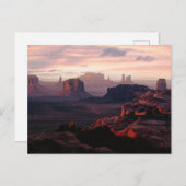 Wüsten | Monument Valley Utah-Ariziona Postkarte (Vorne/Hinten)
