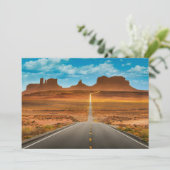 Wüsten | Monument Valley, Utah Dankeskarte (Stehend Vorderseite)