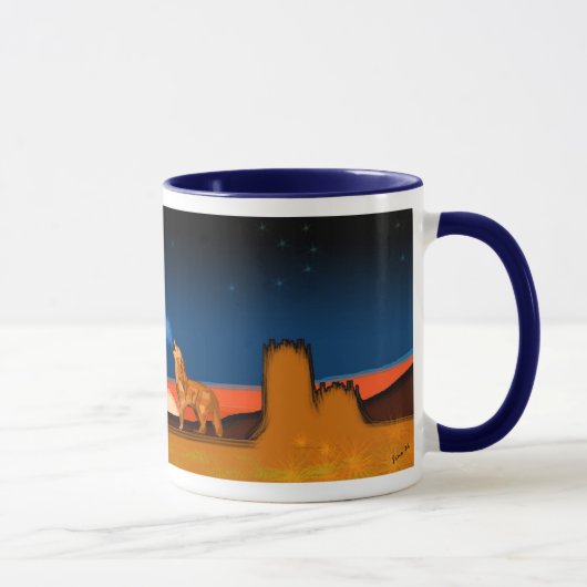 Wüsten-Morgen Tasse (Rechts)