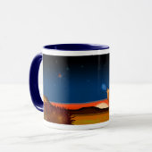 Wüsten-Morgen Tasse (Vorderseite Links)