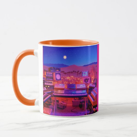 Wüsten-Musikstudio Tasse (Links)
