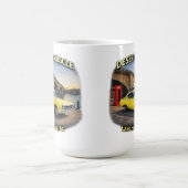 Wüsten-Muskel Retro-Autodesign Kaffeetasse (Mittel)