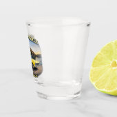 Wüsten-Muskel Retro-Autodesign Schnapsglas (Rechts)