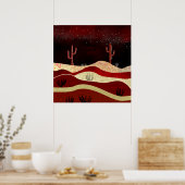 Wüsten Nacht Poster (Küche)