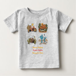 Wüsten Nächte Sternen Sehenswürdigkeiten Mückensti Baby T-shirt