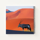 Wüsten | Namib Desert Oryx Notizblock (Rückseite)