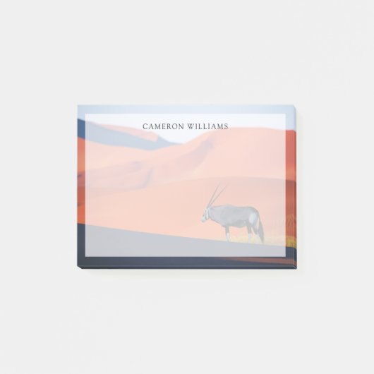 Wüsten | Namib Desert Oryx Post-it Klebezettel (Vorderseite)