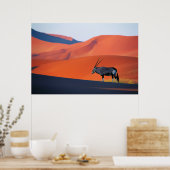 Wüsten | Namib Desert Oryx Poster (Küche)