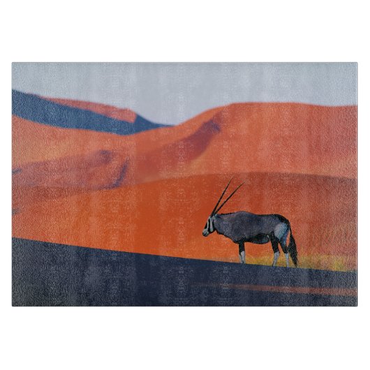 Wüsten | Namib Desert Oryx Schneidebrett (Vorderseite)