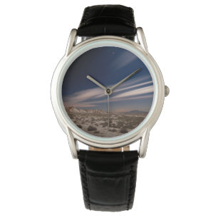 Wüsten Navarre Bardenas Wüste in der Nacht Armbanduhr