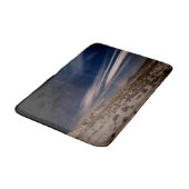 Wüsten | Navarre Bardenas Wüste in der Nacht Badematte (Schrägansicht)