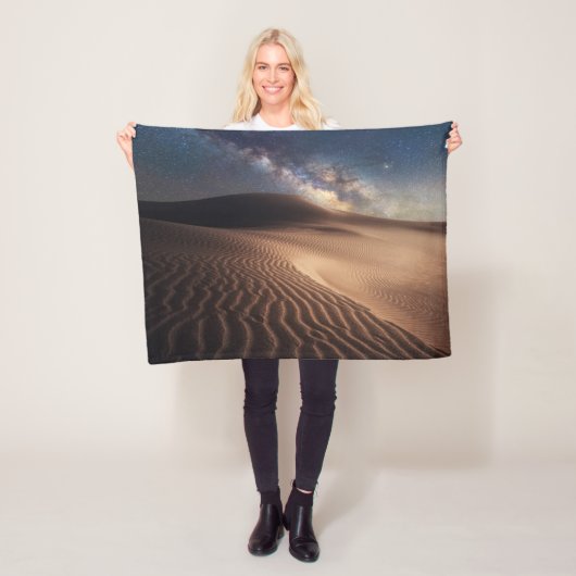 Wüsten | Ordos Stadt Mongolei China Fleecedecke (Beispiel)