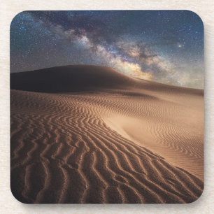 Wüsten   Ordos Stadt Mongolei China Getränkeuntersetzer