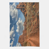 Wüsten | Professor Valley Near Moab, Utah Geschirrtuch (Vertikal)