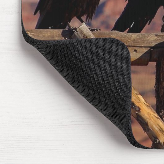 Wüsten-Rabe Mousepad (Ecke)