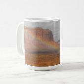 Wüsten-Regenbogen Kaffeetasse (Vorderseite Links)