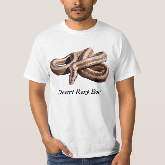 Wüsten-rosige Boa-Wert-T - Shirt (Vorderseite)