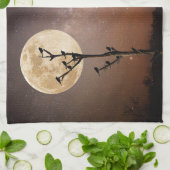 Wüsten | Saguaro Kaktus mit Vögeln in der Wüste Geschirrtuch (Gefaltet)