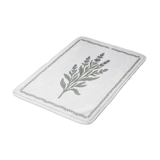 Wüsten-Salbei botanisch Badematte (Schrägansicht)