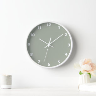 Wüsten-Salbei-Einfarbig Uhr